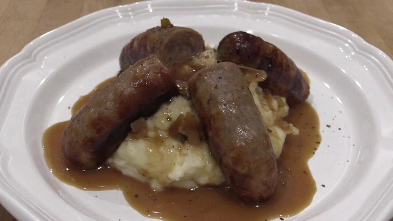 Bangers and Mash -- A Quick Weeknight Meal