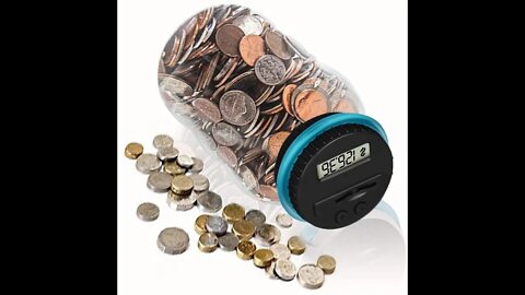 Digital Large LCD Coin Bank for US Coins: Perfect For KIDS & ADULTS