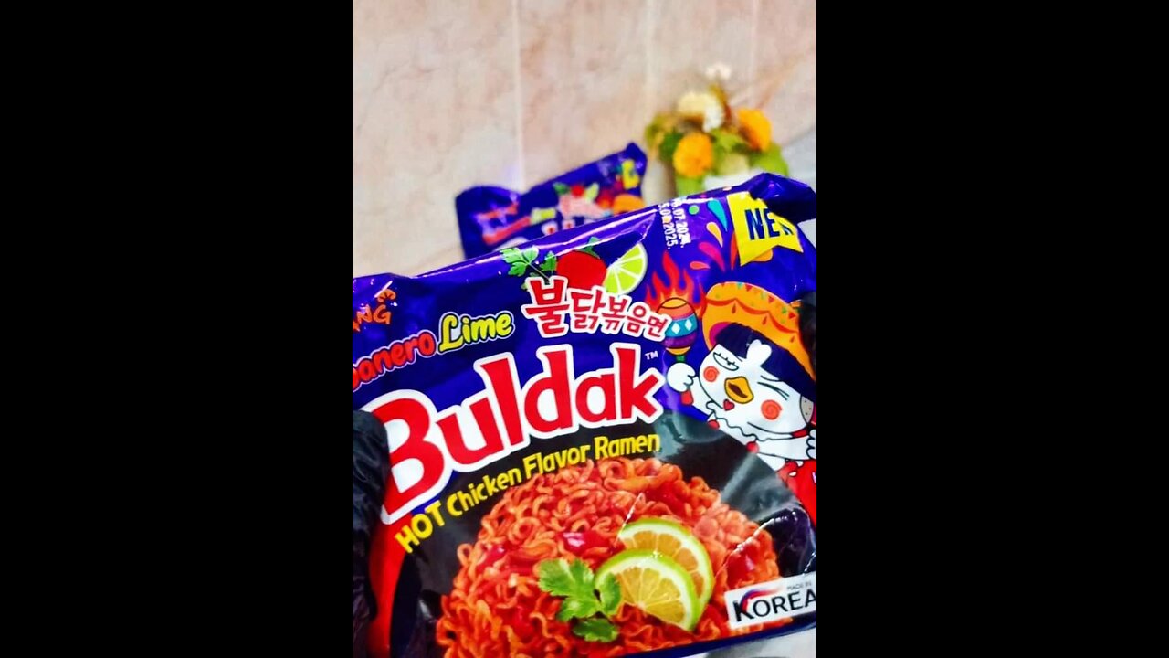 Let's make buldak ramen 🍜🍋