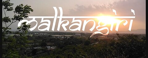 Malkangiri drone view by mobile