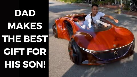 Dad makes the best gift for his son | Mercedes Car | latest Modal