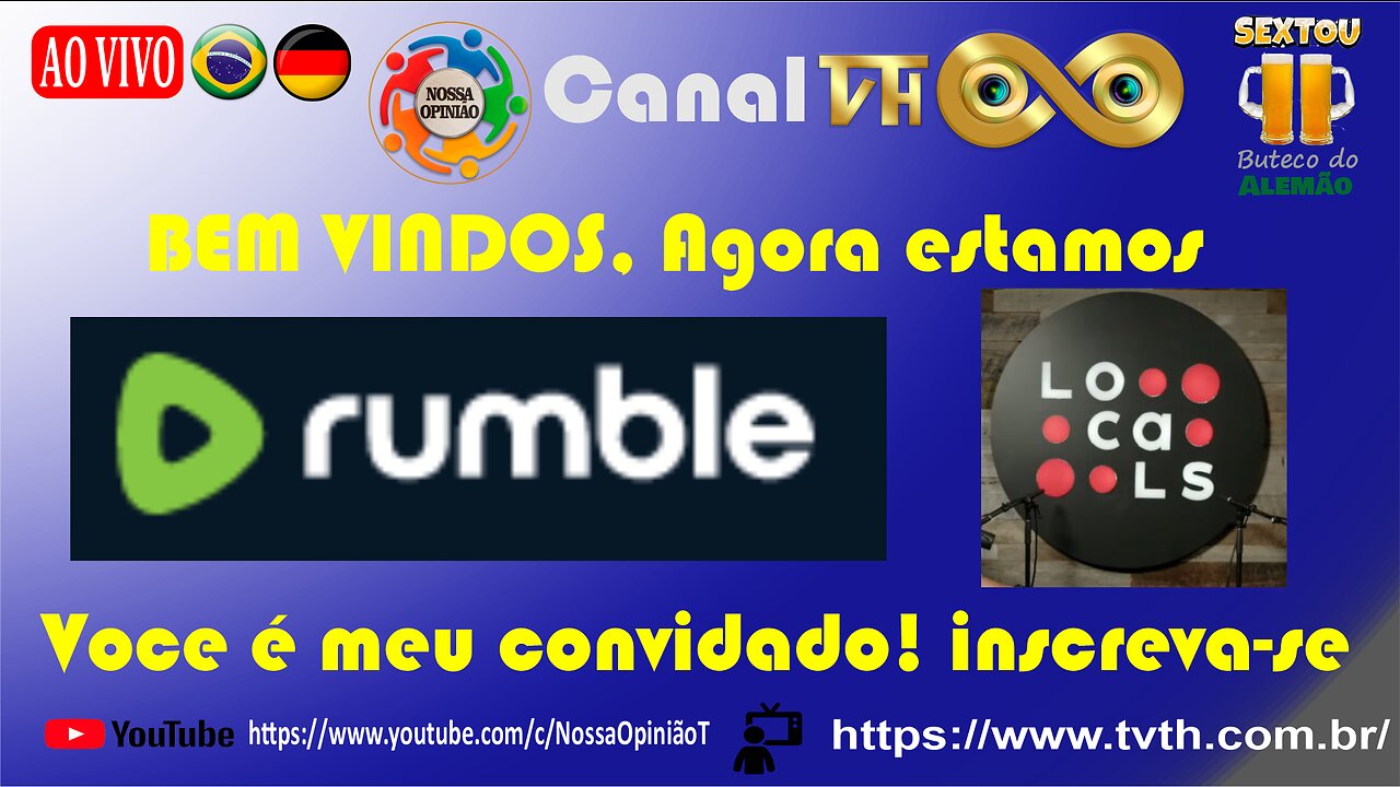 Ajuda para se inscrever no Rumble