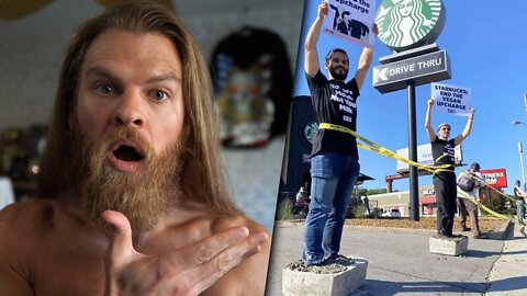 Vegans CEMENT Themselves Outside Starbucks