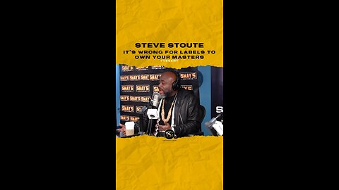#stevestoute It’s wrong for labels to own your masters. 🎥 @sway