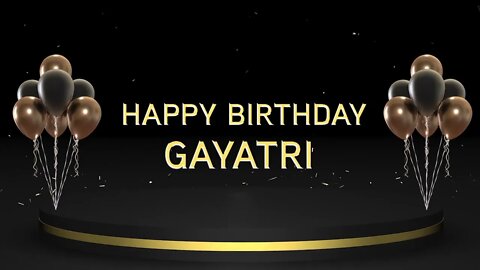 Wish you a very Happy Birthday Gayatri