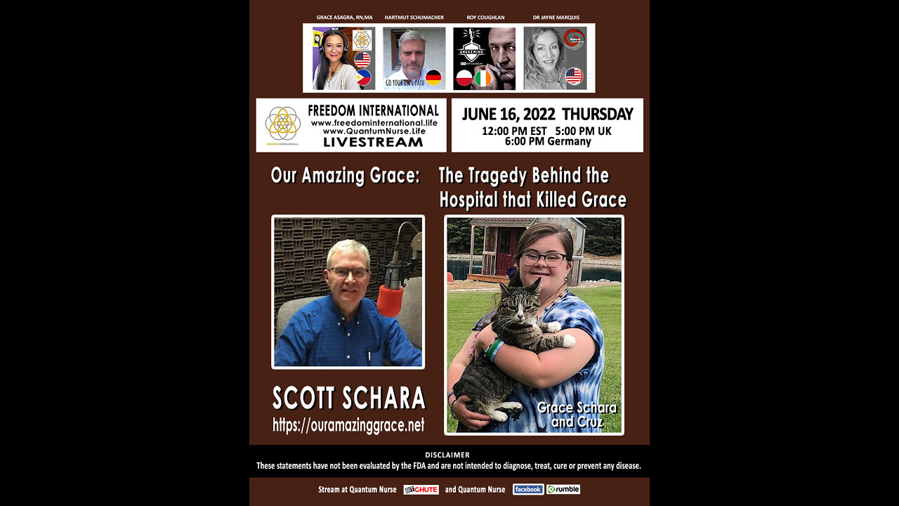 Scott Schara - "Our Amazing Grace: The Tragedy Behind the Hospital that Killed Grace"