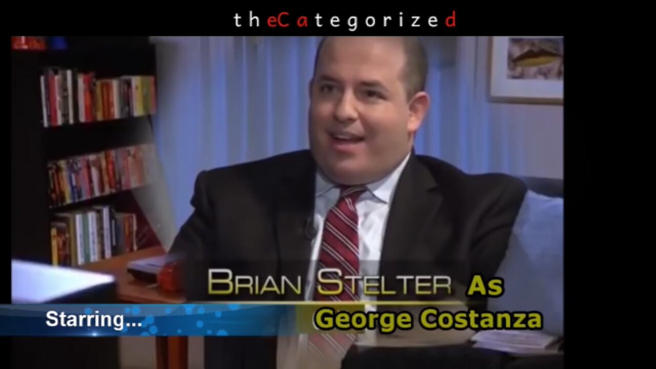 Brian Stelter or George Costanza? Meet Brian Costanza! - Classic answering machine scene replacement