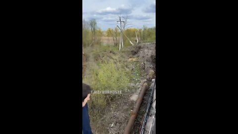 The bridge at the entrance to Kupyansk was partially destroyed as a result of an attack by the Armed Forces of Ukraine