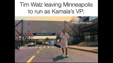 Tim Walz leaving Minneapolis to run as Kamala's VP...