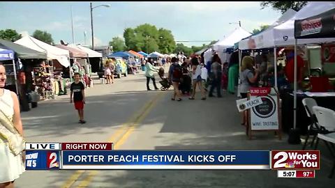 Porter Peach Festival kicks off