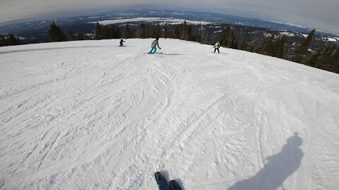 Brundage Ski Resort ~ Making Turns w/ Dave, Brandy and Lisa