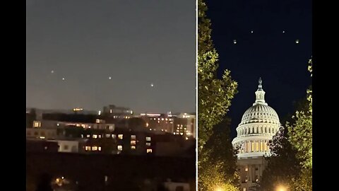 WASHINGTON D.C. IN SHOCK UFO SUL CAMPIDOGLIO DEGLI STATI UNITI MENTRE PUTIN SI COMPLIMENTA CON TRUMP