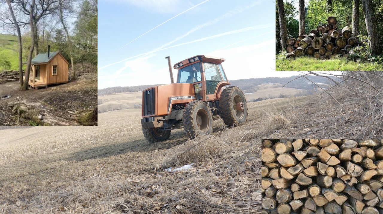 Log cabin plans and firewood harvest plans.