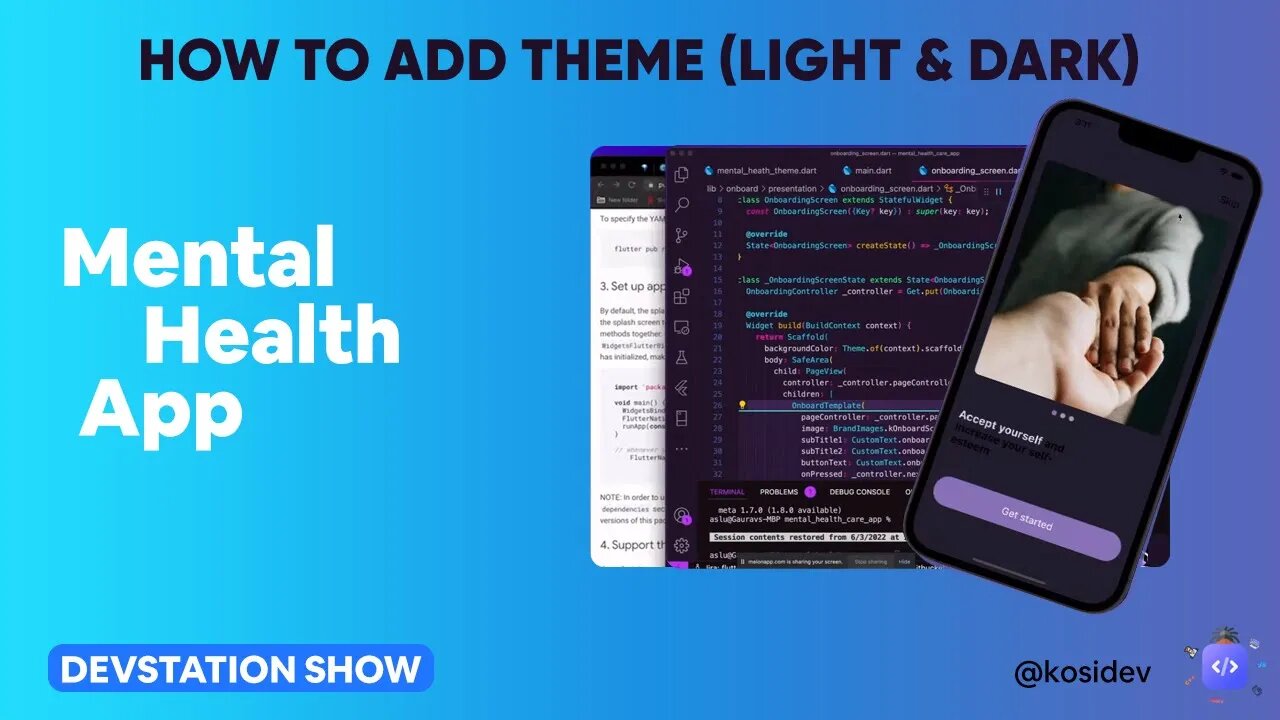 HOW TO ADD THEME IN FLUTTER (LIGHT & DARK)