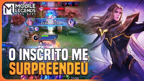 JOGUEI COM UM INSCRITO QUE ME AFUNDAVA E ELE ME SURPREENDEU!! | LANCELOTT | MLBB