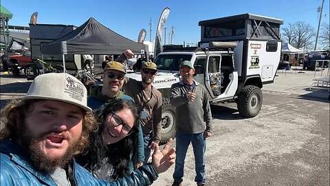 First LIVE with my Jeep Truck Camper from Moore Expo