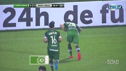 Os Gols do Jogo Chapecoense 3 x 0 Ponte Preta Copa Sul Americana 26 08 2015