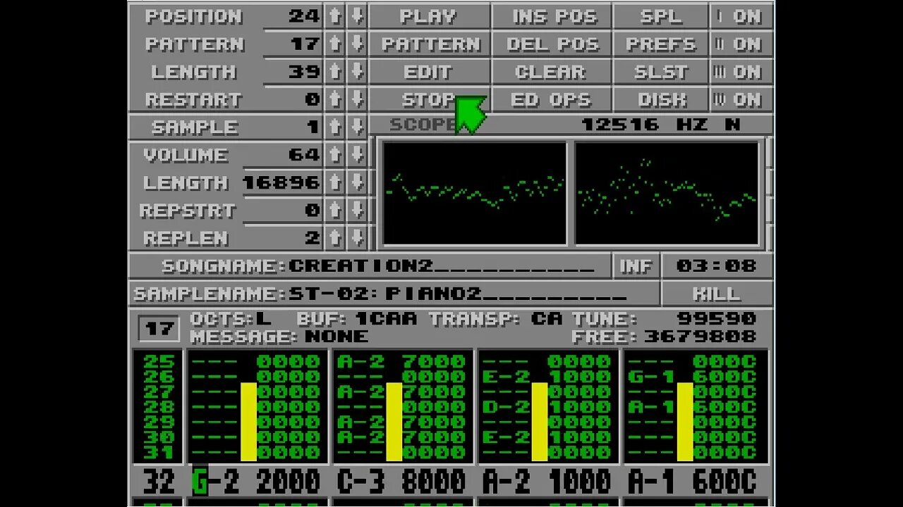 Atari ST Protracker Mods - Creation