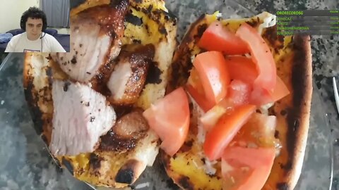 (Food) Fazendo a outra parte da peça da picanha suina