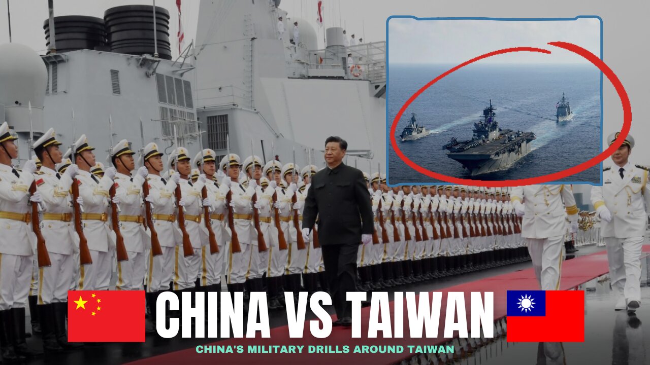 🟣 China's Military Drills Around Taiwan