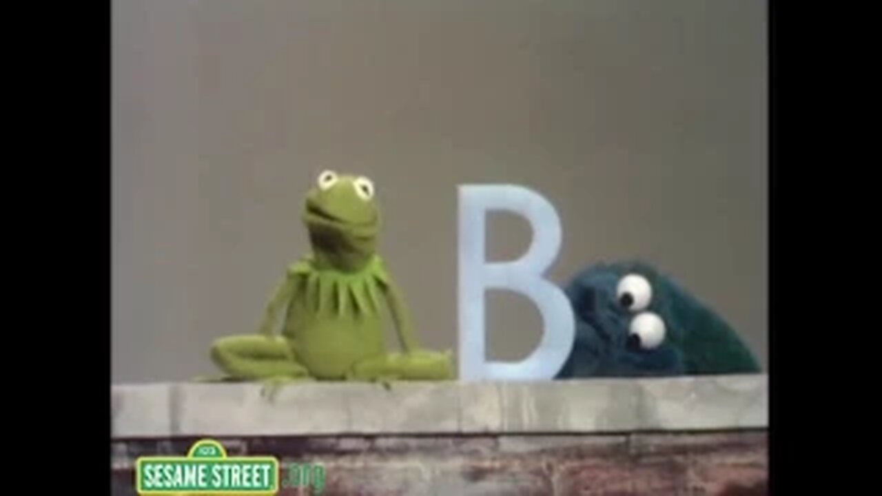 Classic Sesame Street - Kermit's letter B lecture