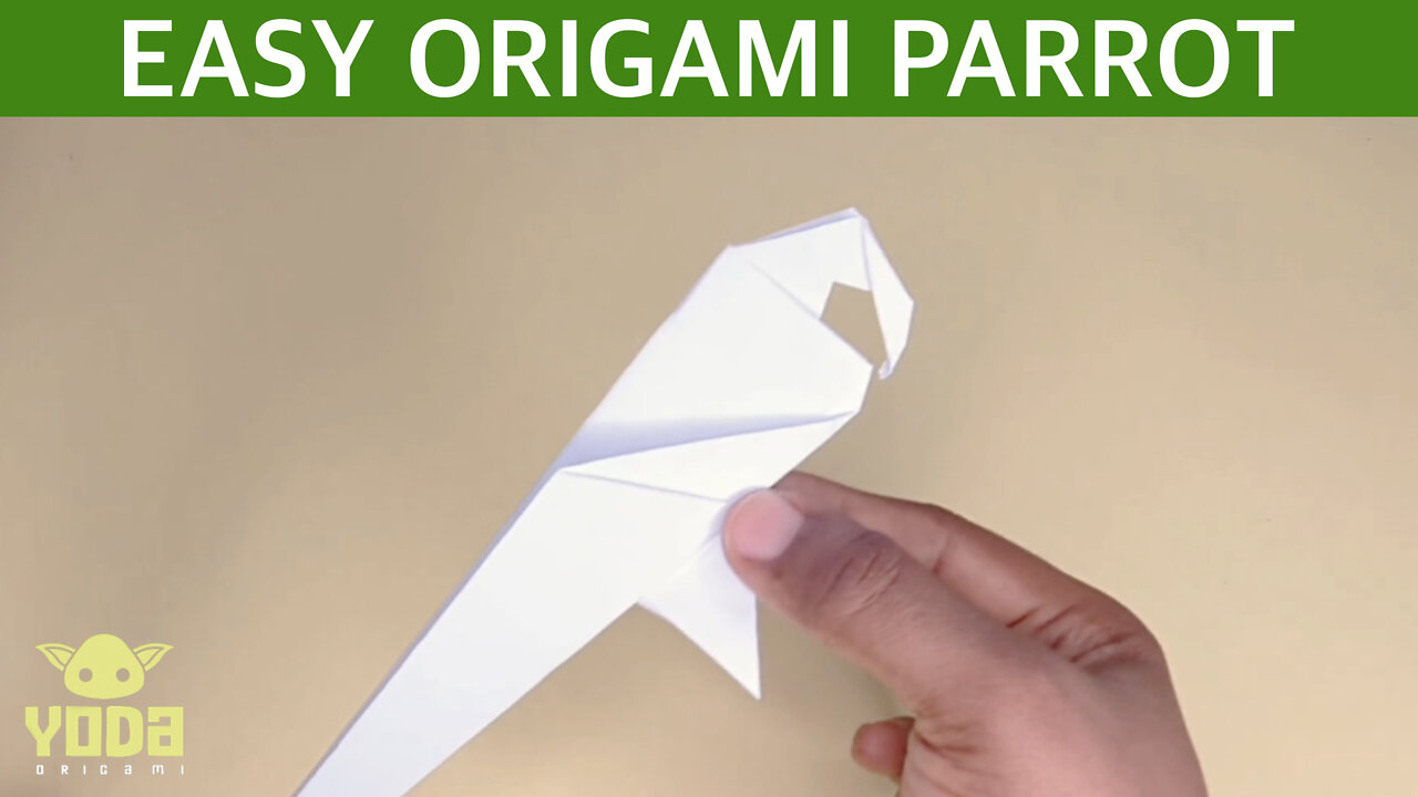 How To Make An Origami Parrot - Easy And Step By Step Tutorial