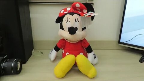 Pelúcia Minnie De 45cm Com Som Disney Licenciado