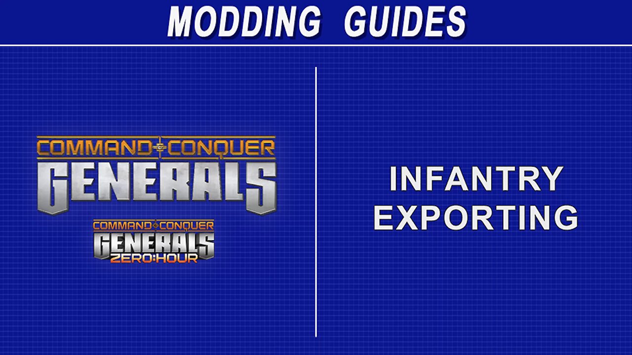 Command & Conquer Generals - Infantry Exporting (sort of)