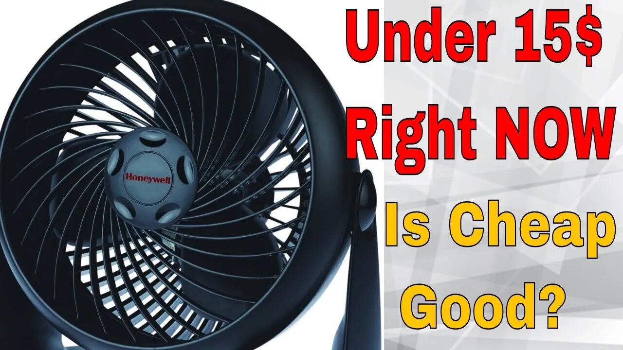 Honeywell HT-900 TurboForce Air Circulator Fan Black,Small