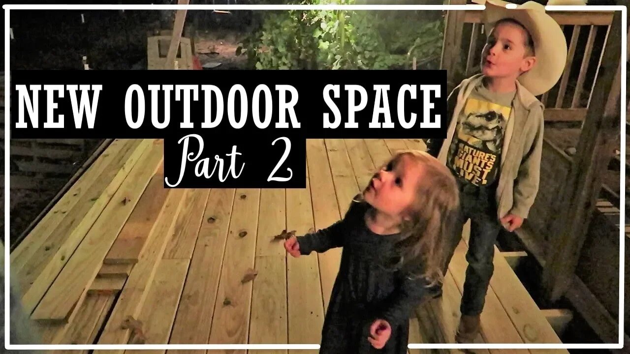 Adding Decking to Our Deck Extension//Home Improvement//DIY//Fall in AR