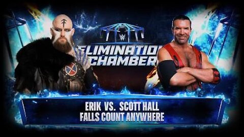 WWE Elimination Chamber: Erik Vs Scott Hall | Past Versus Present Match