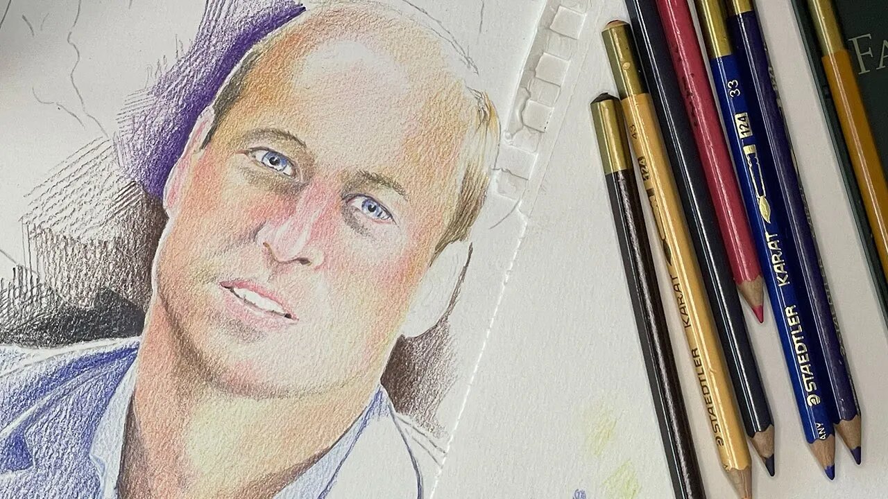 Live illustration - Prince William