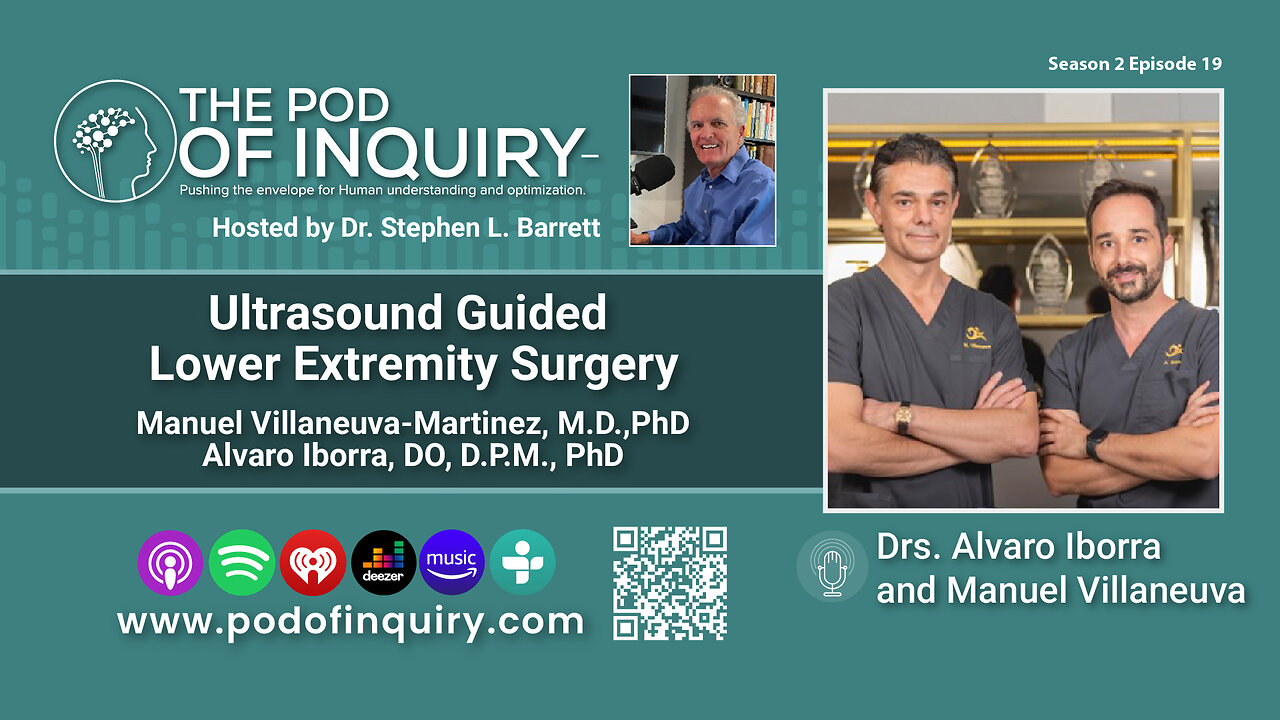 Ultrasound Guided Lower Extremity Surgery with Drs. Alvaro Iborra and Maneul Villanueva