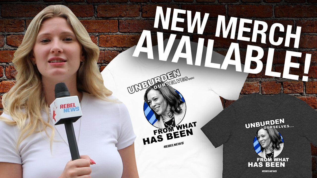 "Unburden" yourself with a new Kamala Harris T-shirt!