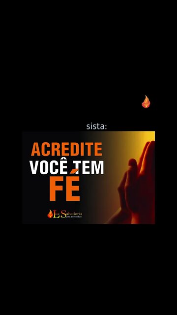 Fé: Acredite, Você tem Fé #shorts