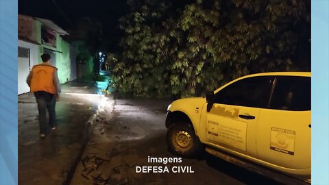 Chuvas fortes provocam prejuízos na cidade de Mantena