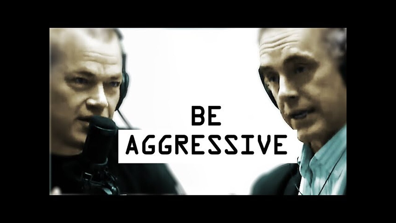 Being Aggressive Overcomes Fear - Jocko Willink and Jordan Peterson