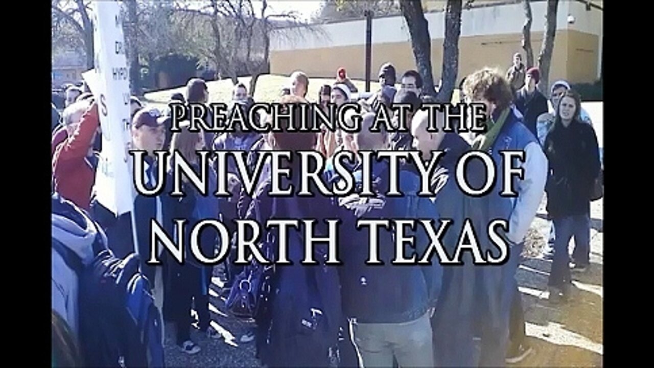 University of North Texas- Campus preacher at UNT