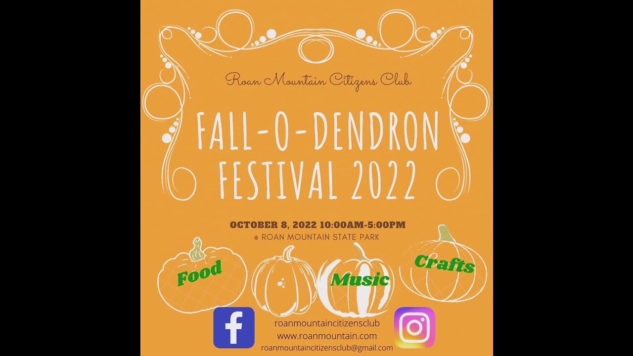 10/8/22 The Fall-o-dendron festival Roan Mountain TN / Appalachia