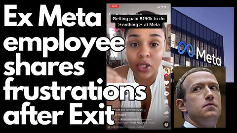 Fired Meta staff member video goes viral for the wrong reasons...