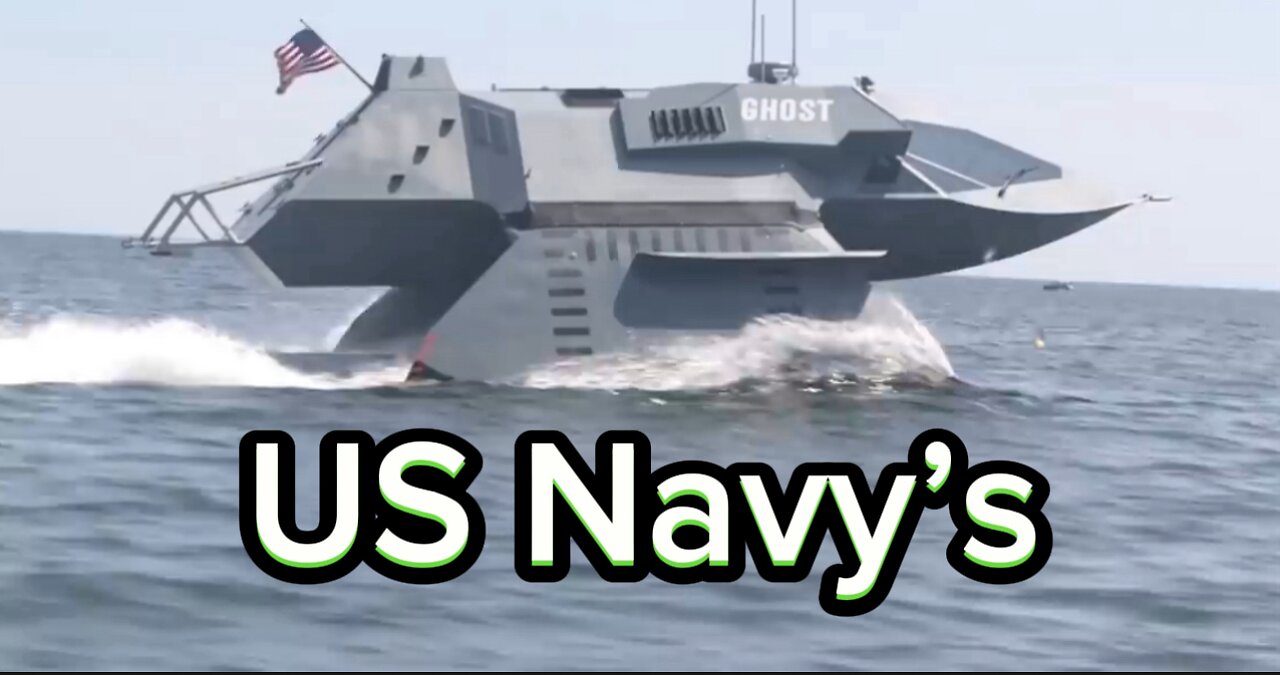The secret stealth boat that flies underwater