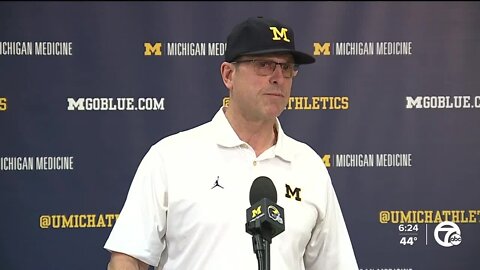 Harbaugh says Michigan is a good place to be despite challenges