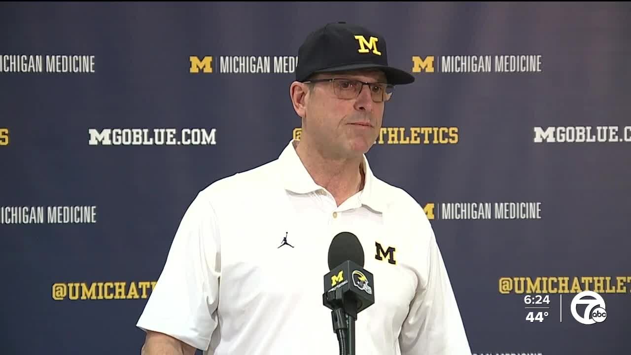 Harbaugh says Michigan is a good place to be despite challenges