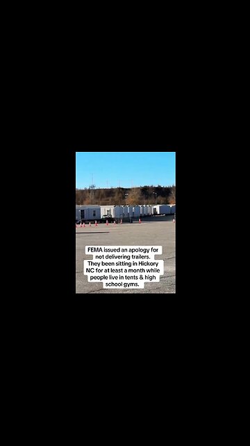 FEMA Confirms (as $Billions sent overseas)Hurricane Helene Victims Sleep in Cold TENTS - FEMA APOLOGIZES (12/05/24)