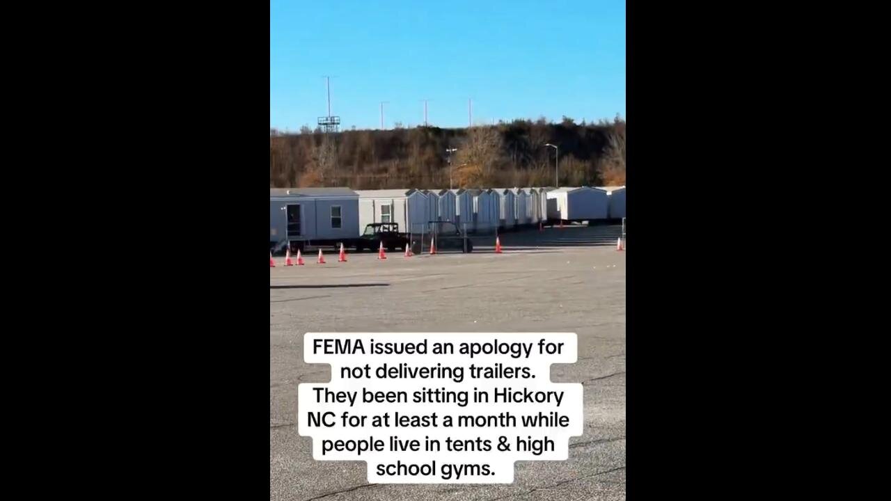 FEMA Confirms (as $Billions sent overseas)Hurricane Helene Victims Sleep in Cold TENTS - FEMA APOLOGIZES (12/05/24)