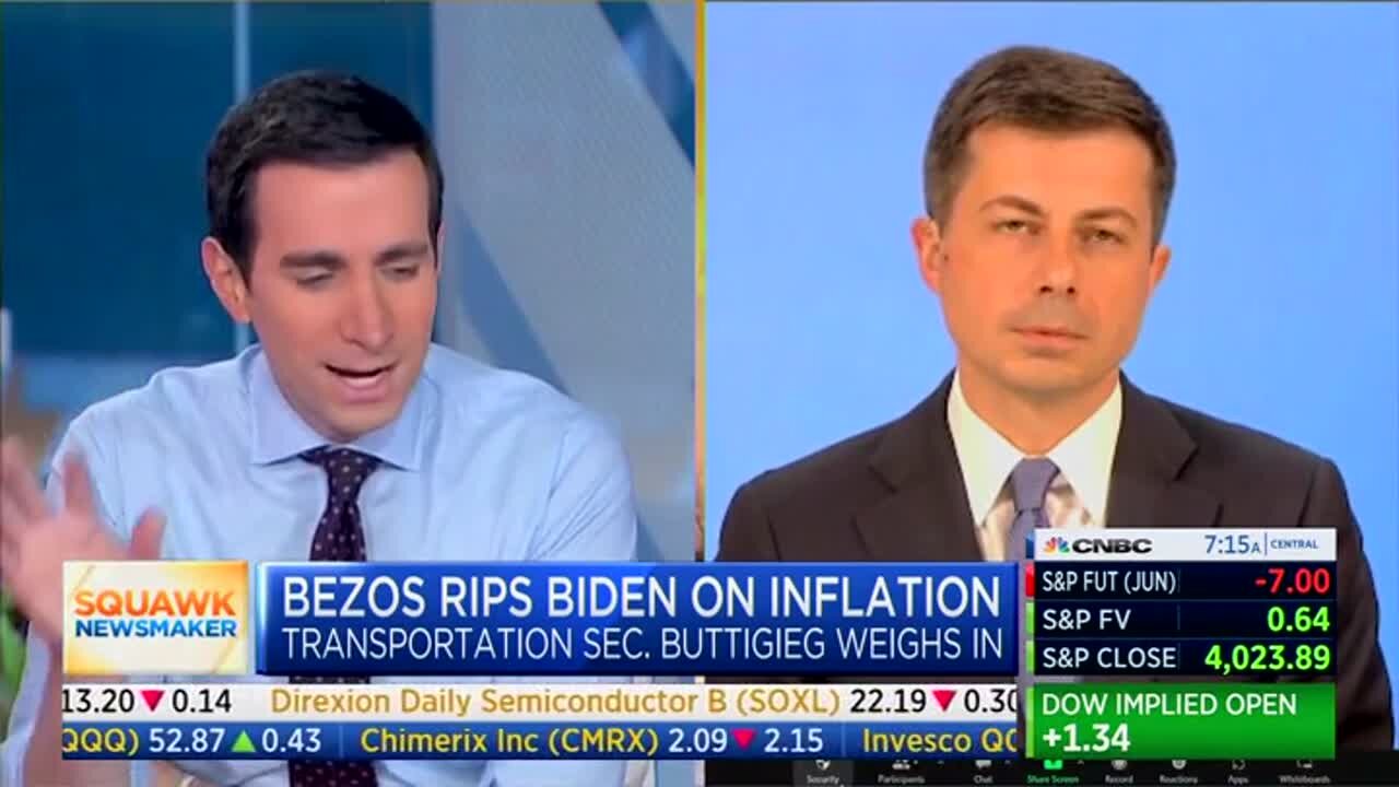 'That's Not How You're Going To Solve Inflation': CNBC Host Calls Out Pete Buttigieg To His Face