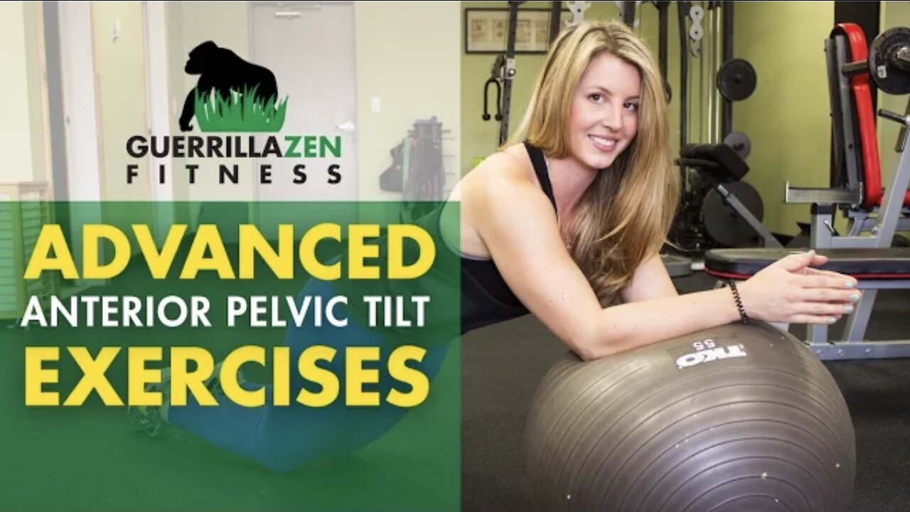 Anterior Pelvic Tilt Correction | 3 ADVANCED Strengthening Exercises