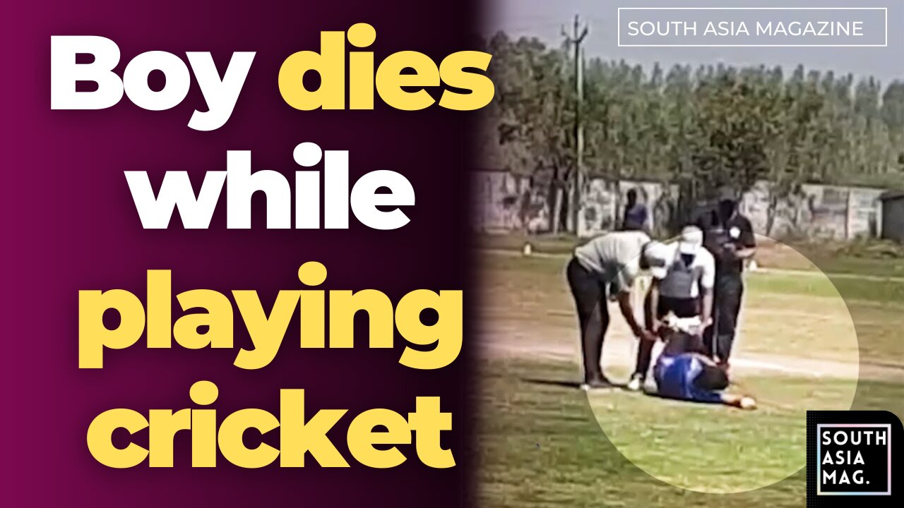 The player died on the cricket ground in India Gujrat