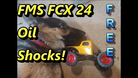 FMS FCX 24 FREE oil shock upgrade ( how to)