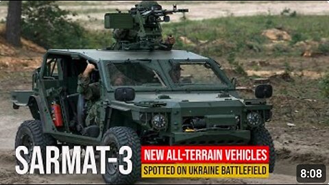 ⚔ 🇷🇺 Russian New Armored Vehicle SARMAT-3 Spotted on Ukraine Battlefield